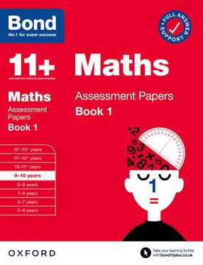 Picture of Bond 11+: Maths Assessment Papers 9-10 yrs Book 1