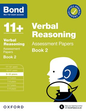 Picture of Bond 11+ Verbal Reasoning Assessment Papers 9-10 Years Book 2