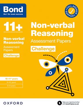 Picture of Bond 11+ Non-verbal Reasoning Challenge Assessment Papers 10-11 years