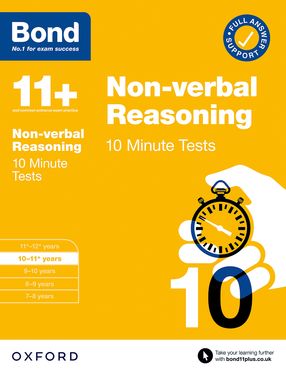 Picture of Bond 10 Minute Tests: Non-verbal Reasoning 10-11+