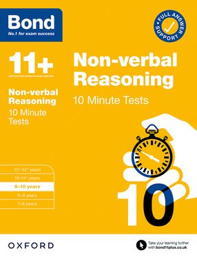 Picture of Bond 10 Minute Tests: Non-verbal Reasoning 9-10