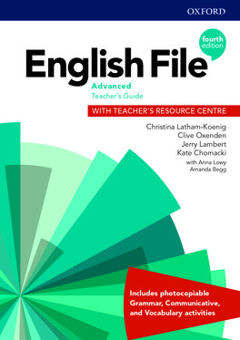 English File Advanced Teacher's Guide with Teacher's Resource Centre