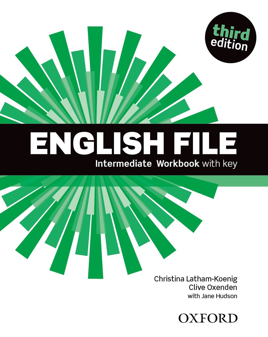Picture of English File Intermediate Workbook with key