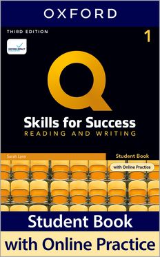 Q: Skills for Success Level 1 Reading and Writing Student Book