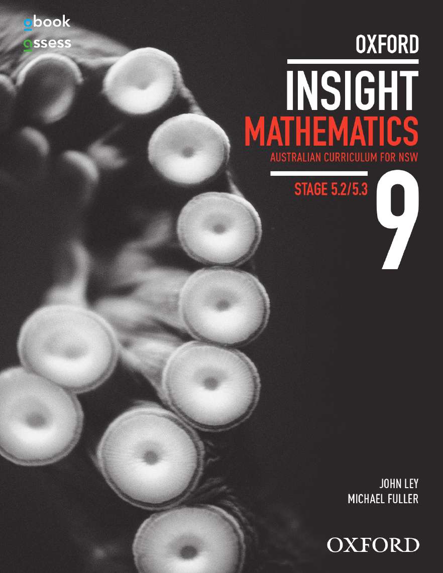 Oxford Insight Mathematics 9 5.2/5.3 AC for NSW Student book + obook assess Oxford Insight Mathematics 9 5.2/5.3 AC for NSW Student book + obook assess