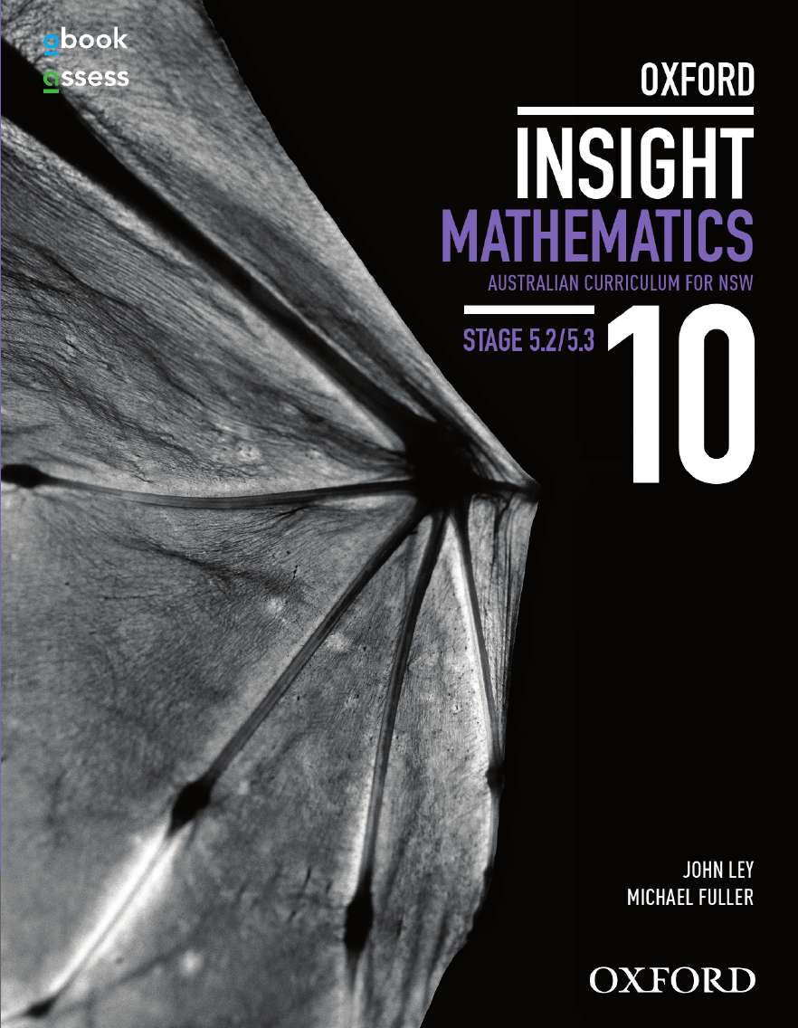 Picture of Oxford Insight Mathematics 10 5.2/5.3 AC for NSW Student Book + obook