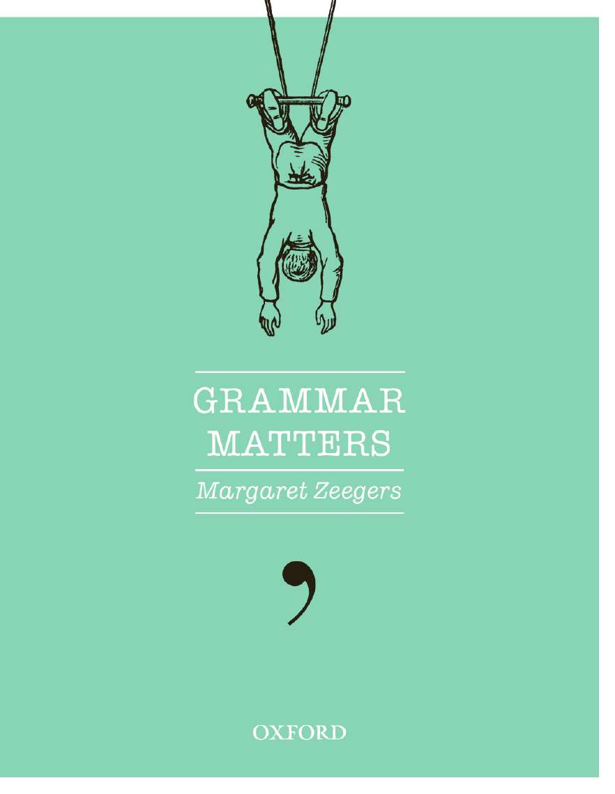 Grammar Matters Grammar Matters