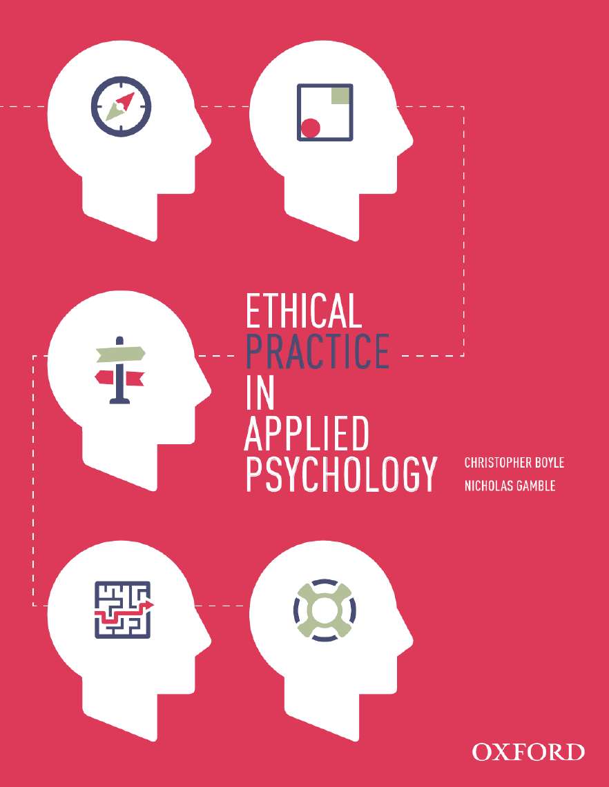 Ethical Practice in Applied Psychology Ethical Practice in Applied Psychology