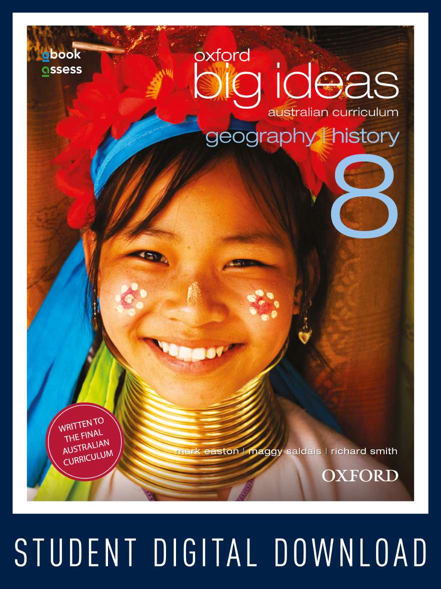 Oxford Big Ideas Geography/History 8 Australian Curriculum Student obook assess