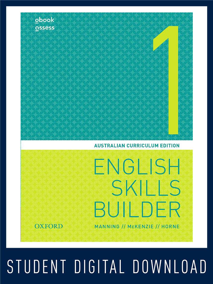 English Skills Builder 1 Australian Curriculum Edition Student obook assess