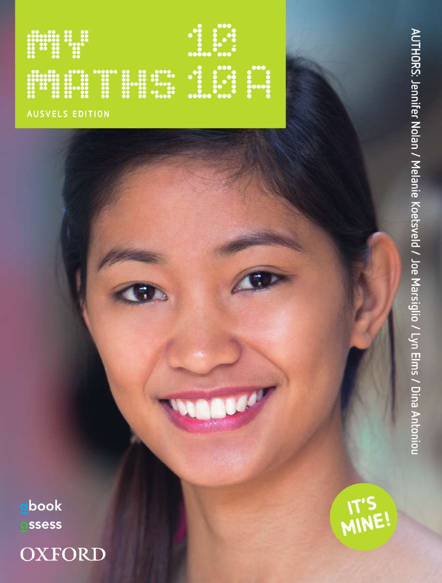 MyMaths 10+10A AusVELS Student book + obook assess MyMaths 10+10A AusVELS Student book + obook assess