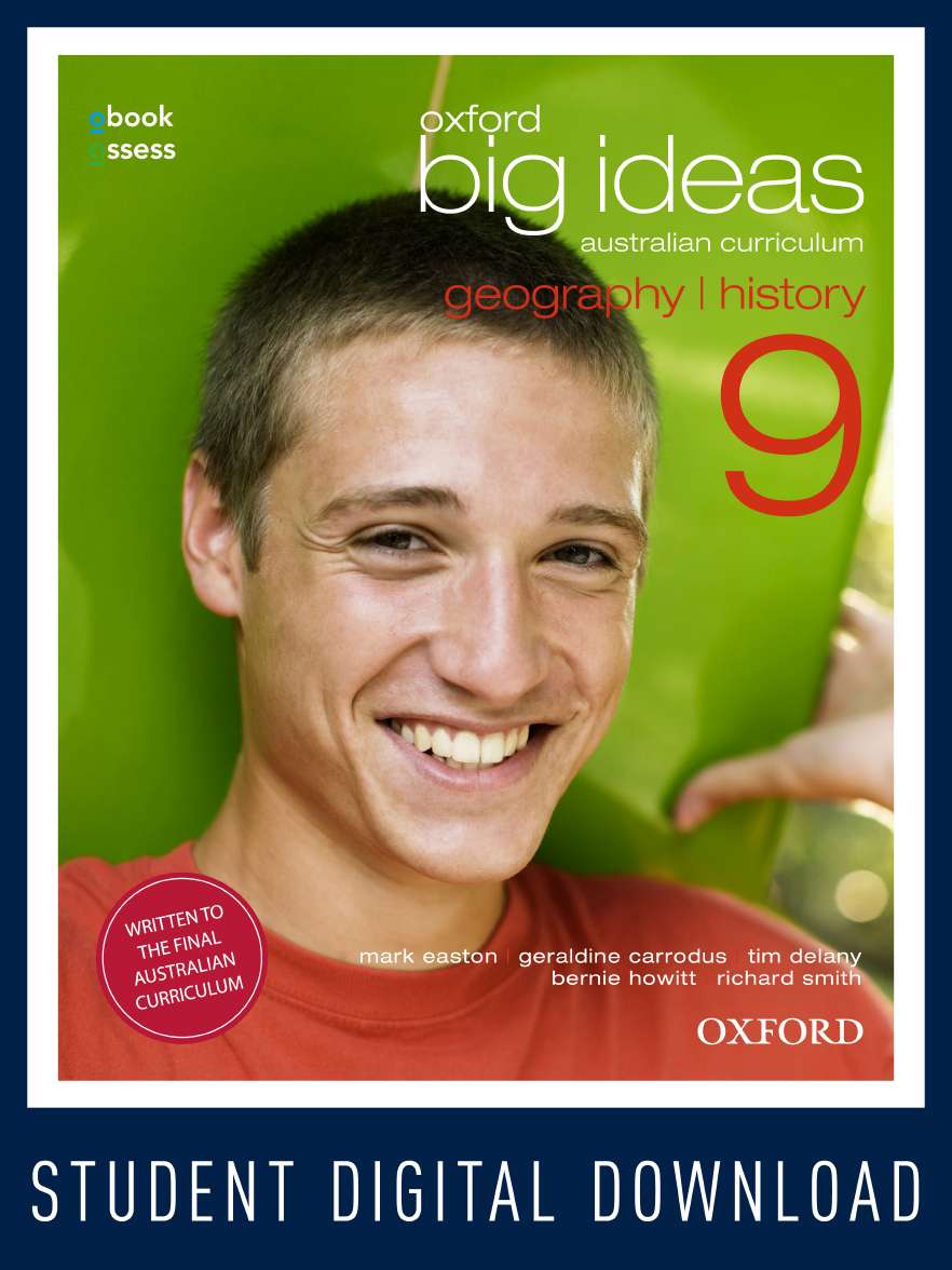Oxford Big Ideas Geography/History 9 Australian Curriculum Student obook assess