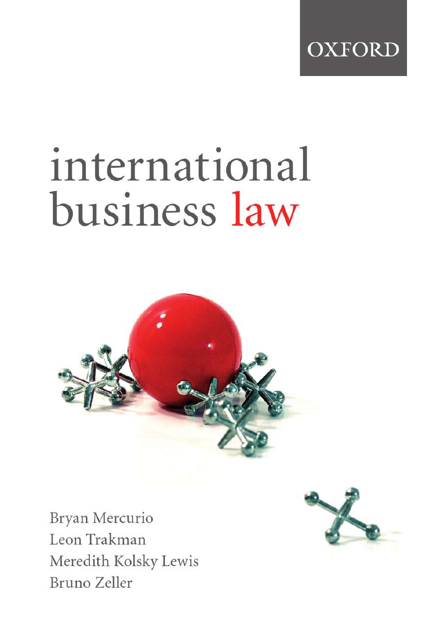 International Business Law International Business Law