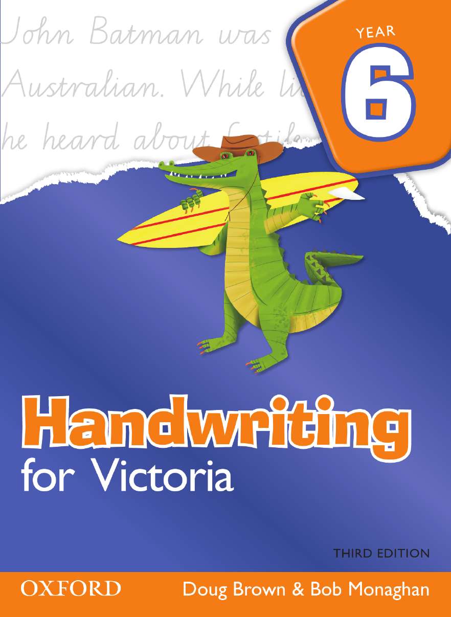 Picture of Handwriting for Victoria Year 6