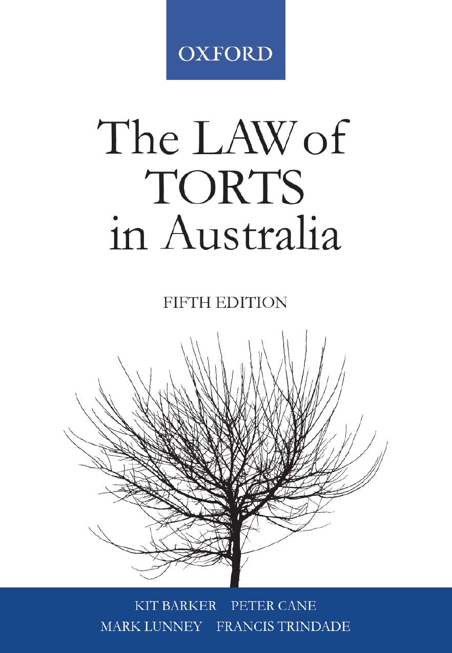 The Law of Torts in Australia