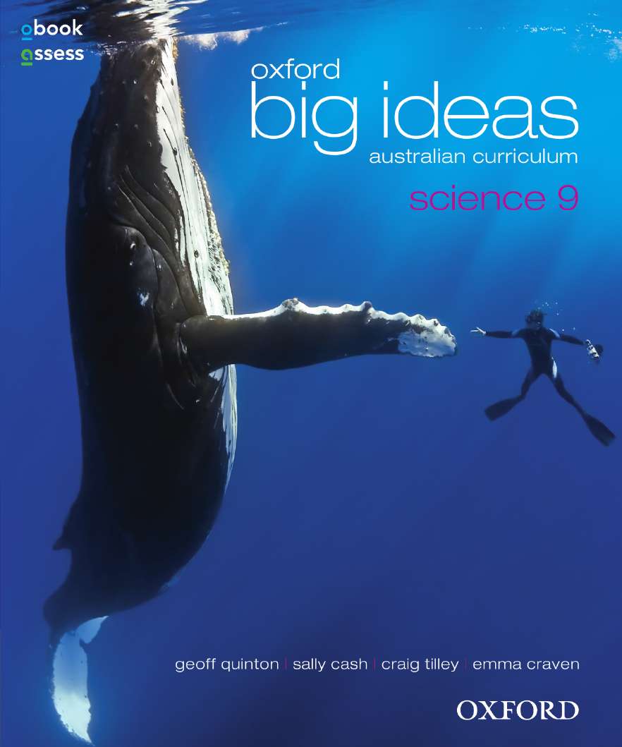 Picture of Oxford Big Ideas Science 9 Australian Curriculum Student book + obook assess