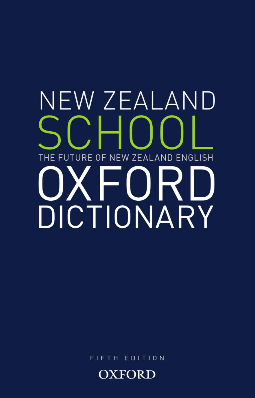 The New Zealand Oxford School Dictionary