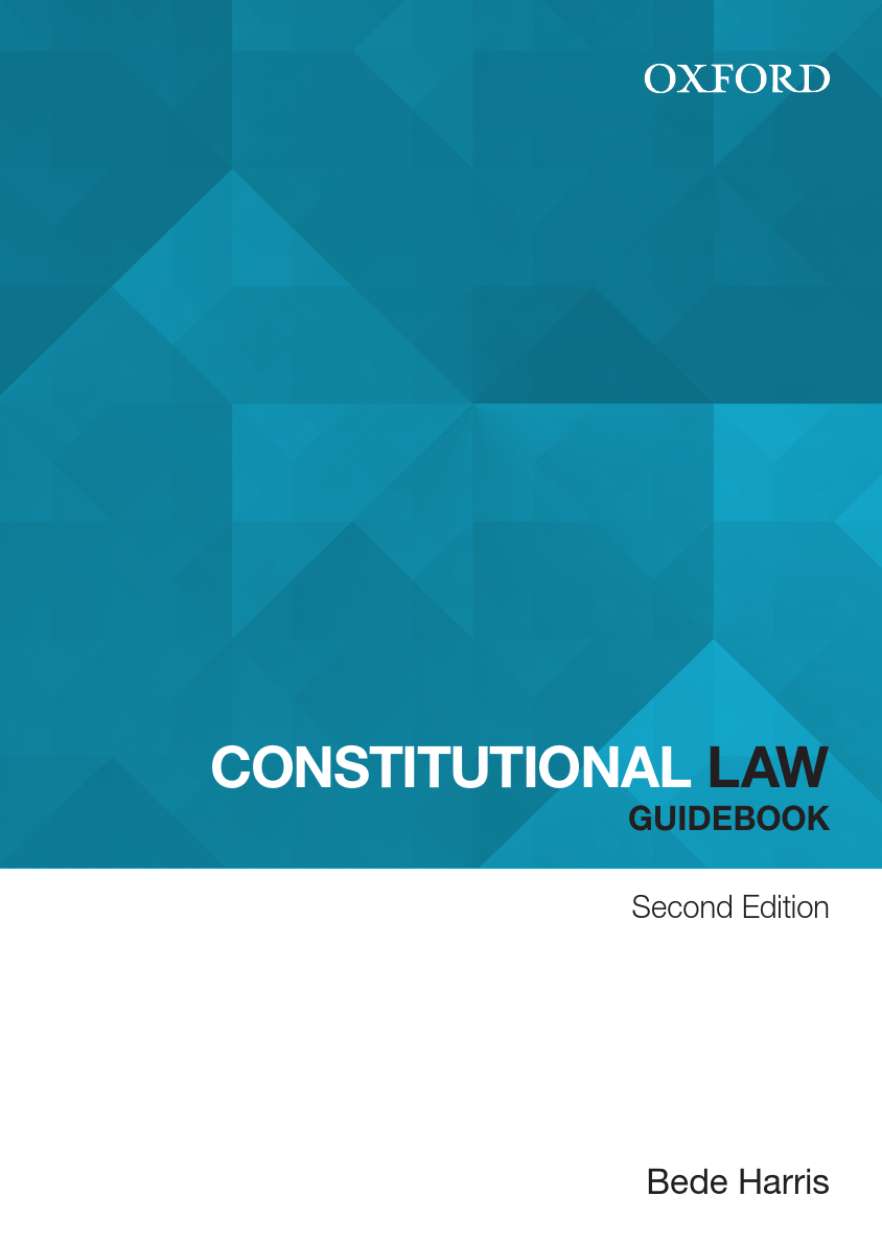 Constitutional Law Guidebook ebook