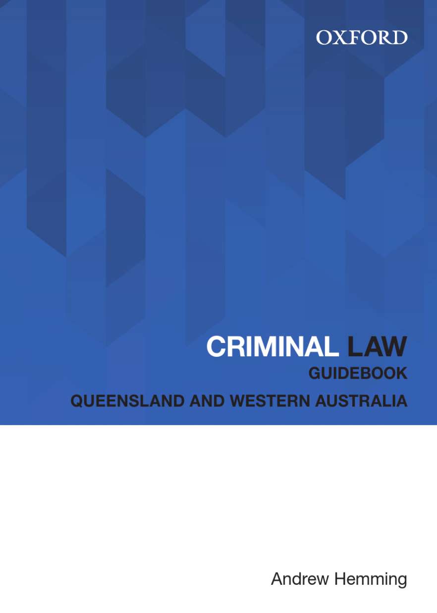Criminal Law Guidebook