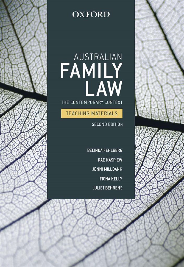 Australian Family Law Teaching Materials ebook
