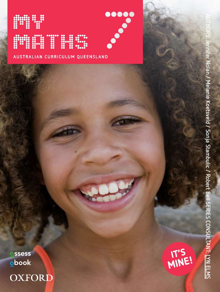 Picture of Oxford MyMaths 7 Australian Curriculum Queensland Student book + obook assess