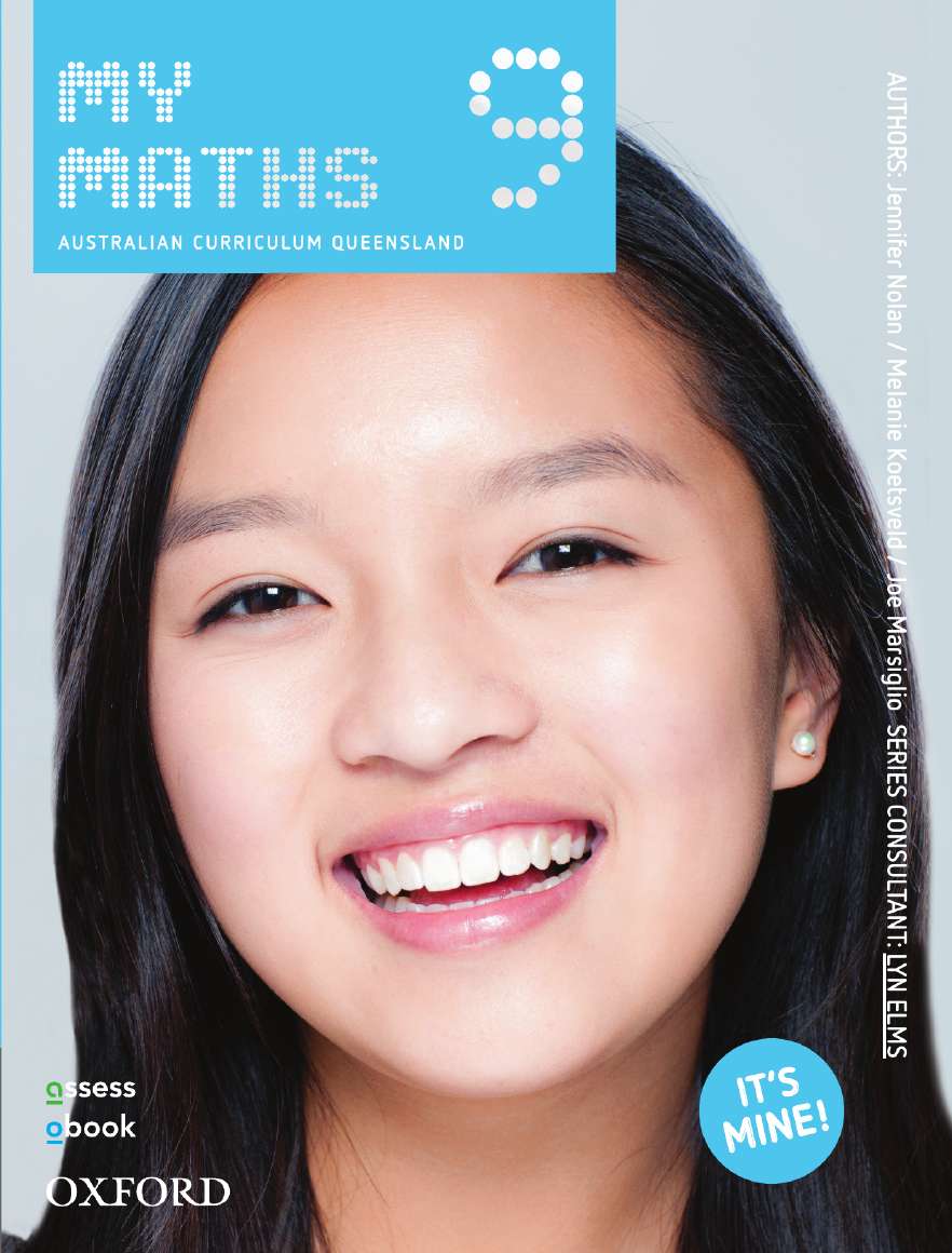 Picture of Oxford MyMaths 9 Australian Curriculum Queensland Student book + obook assess