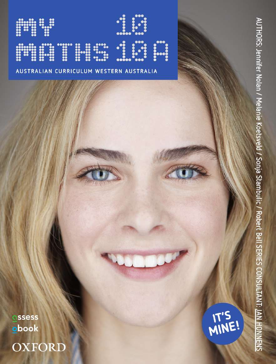 Oxford MyMaths 10 Western Australian Curriculum Student book + obook assess