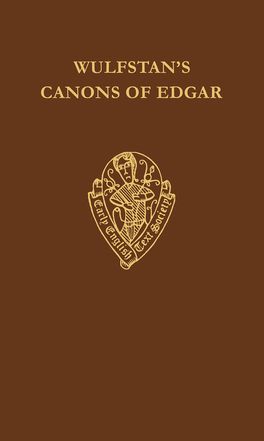 Picture of Wulfstan's Canons of Edgar
