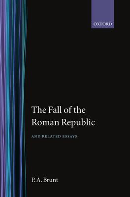 Picture of The Fall of the Roman Republic and Related Essays