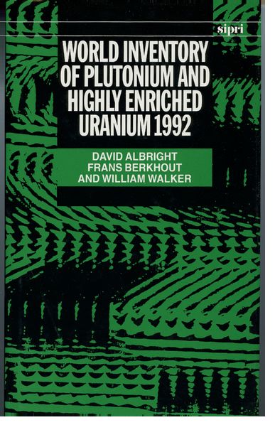 Picture of World Inventory of Plutonium and Highly Enriched Uranium 1992