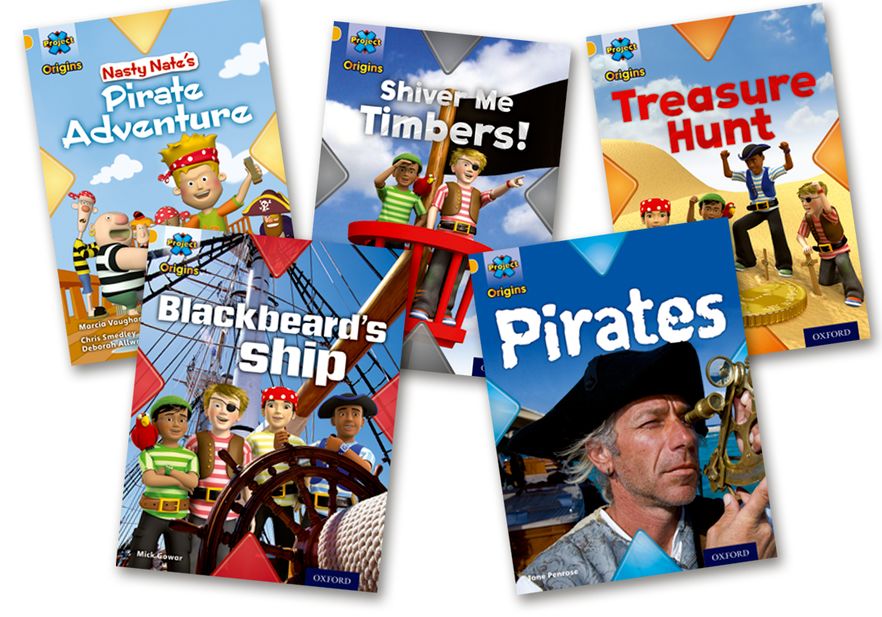 Project X Origins: Gold Book Band, Oxford Level 9: Pirates: Mixed Pack of 5