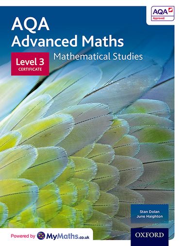 Picture of A level AQA Mathematical Studies Student Book Level 3 Certificate