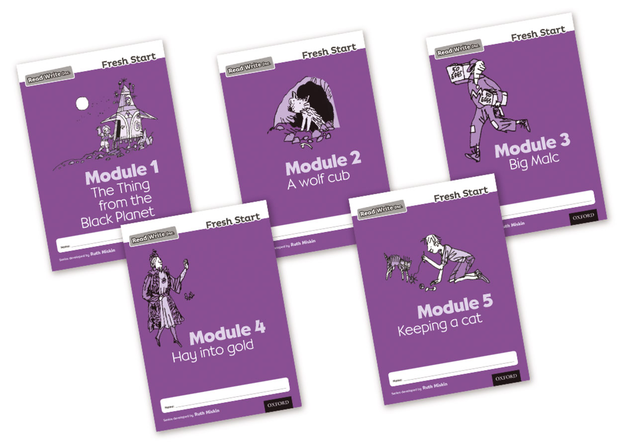 Read Write Inc Fresh Start Modules 1-5 Pack of 5