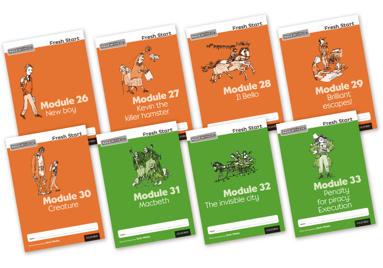 Read Write Inc Fresh Start: Modules 26-33 Mixed Pack of 8