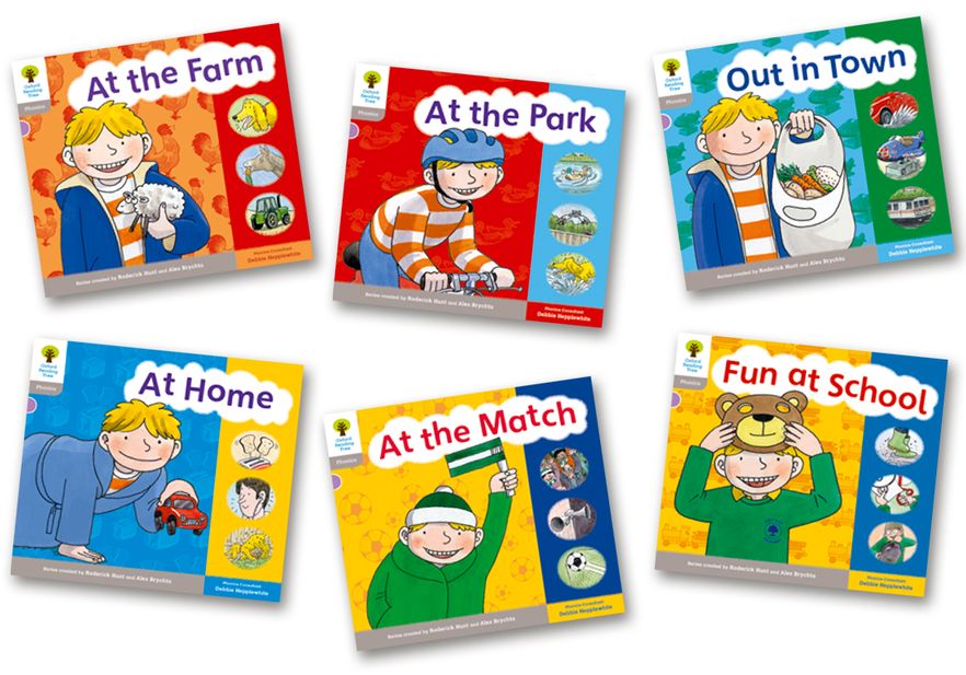 Oxford Reading Tree (Level 1: Floppy's Phonics: Sounds Books): Pack of 6