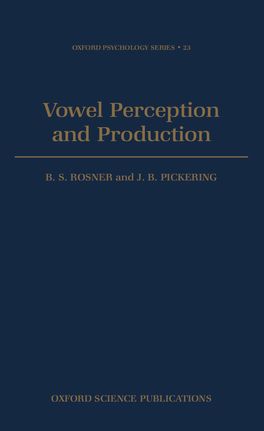 Vowel Perception and Production