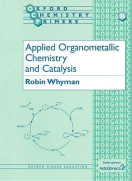 Picture of Applied Organometallic Chemistry and Catalysis