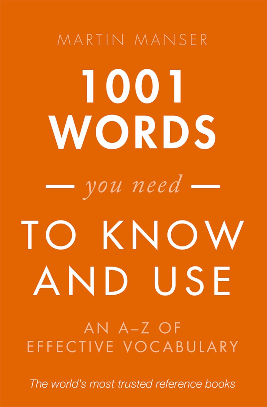 Picture of 1001 Words You Need to Know and Use