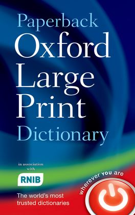 圖片 Paperback Oxford Large Print Dictionary