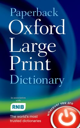 Picture of Paperback Oxford Large Print Dictionary