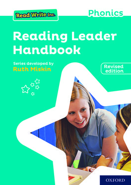 Read Write Inc Phonics: Reading Leader Handbook New Edition