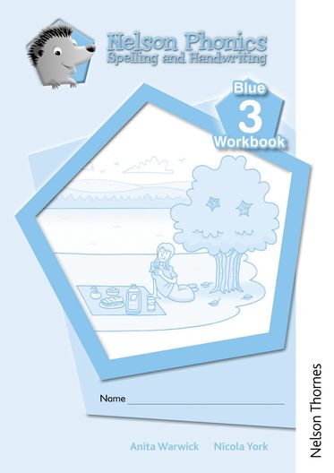 Picture of Nelson Phonics Spelling & Handwriting Blue Workbooks 3 Pack of 10