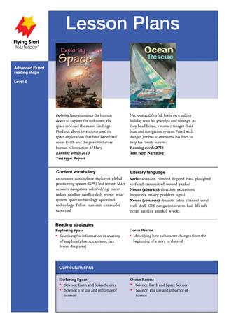 Lesson Plan - Exploring Space / Ocean Rescue