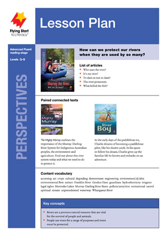 Lesson Plan - Sharing the River: What Are the Issues? Lesson Plan - Sharing the River: What Are the Issues?