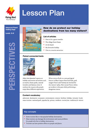 Lesson Plan - Vacation Destinations: Are They Overloved? Lesson Plan - Vacation Destinations: Are They Overloved?