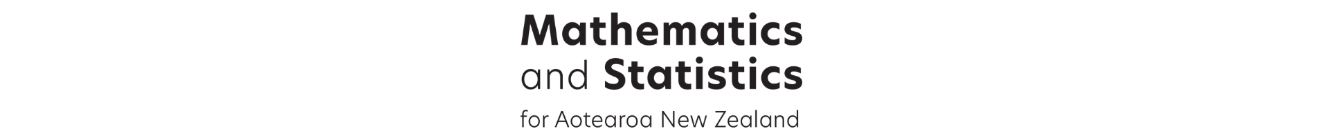 Mathematics and Statistics