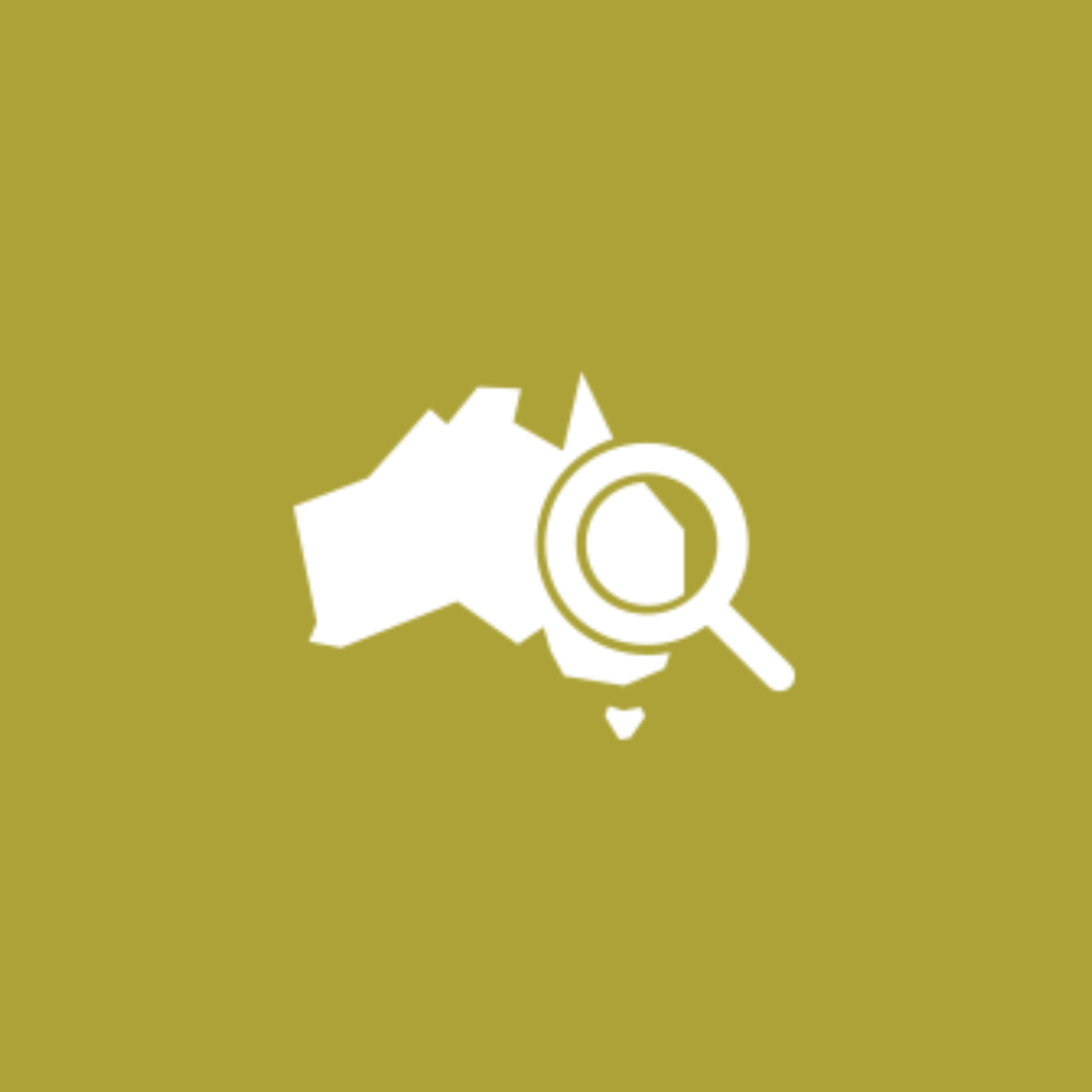 An image of a magnifying glass on a yellow background