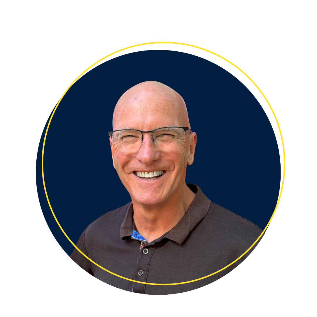 An image of Dr Tim McDonald smiling